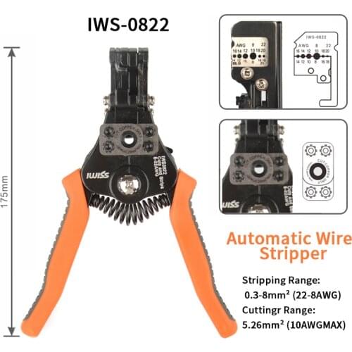 Automatic Stripping Pliers wire stripper Multi-function electrician wire cutters 0.35-8.2mm2 multifunctional wire cable stripper