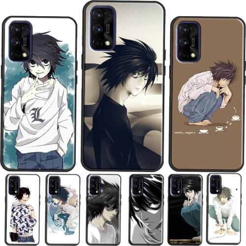 L Lawliet Death Note Anime Case For OnePlus 9 Pro 7 8 Nord 7T 8T 9R Cover Shell For Realme 8 Pro 6 7 Q3 Pro GT Neo C3