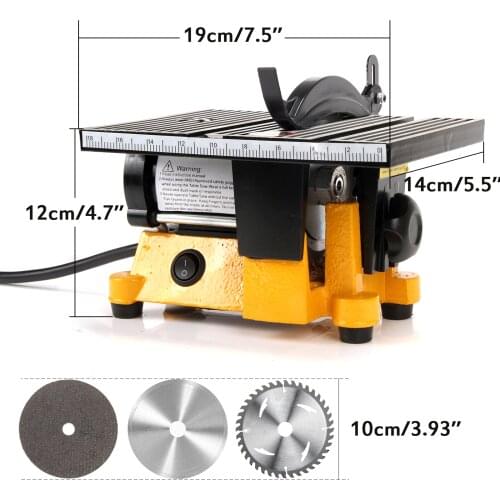 ELECTRIC TABLE SAW BENCH TOP GREAT Toothless/Toothed Saw blade FOR HOBBY OR CRAFT SHIPS BOAT 220-230V