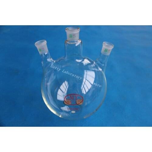 3000ml (3L) three-neck Round bottom flask,3-neck, Joint 24/29,heavy wall (Laboratory Glassware instrument)