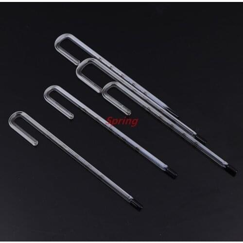 New Aquarium Glass Thermometer With Hook Fish Tank Reptile Box Accessories Supplies6/8/10/12/15mm dik Glas Tank