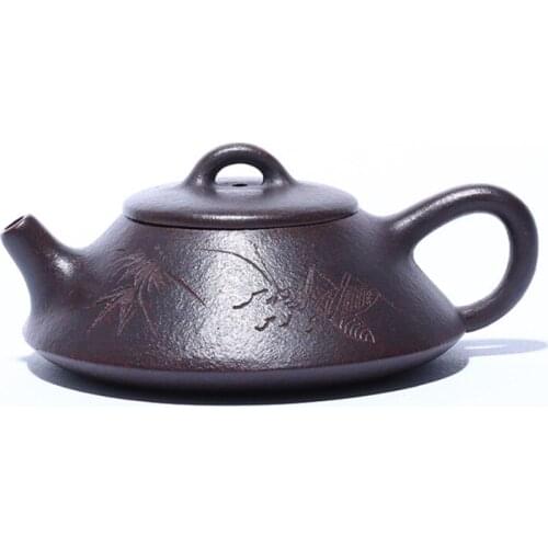 Yixing Authentic Tea Pot Purple Clay Filter Stone Scoop Teapot Beauty Kung Fu Kettle Raw Ore Handmade Boutique Chinese Tea Set