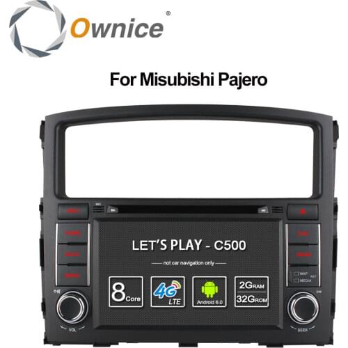 Ownice C500 Octa 8 Core Android 6.0 For MITSUBISHI PAJERO V97 V93 2006-2015 Car DVD Player GPS Navi support 4G DAB+ TPMS 32G ROM