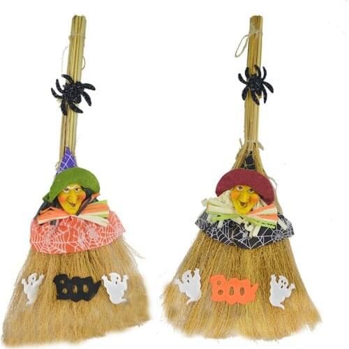 Halloween performance props ghost festival decoration props witch broom magic broom