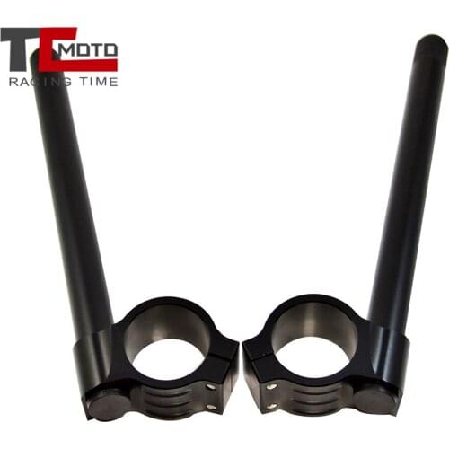 Motorcycle Handlebar Racing Adjustable CNC 33/35/37/41/43/45/46/48/50/51/52/53/54 mm Clip On Ons Fork Handlebars Handle Bar