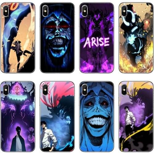 Silicone Cover Case Anime solo leveling For Xiaomi Mi 11 Note 10 10T 9 9T 8 Pro A2 Lite A3 A1 Poco F1 F2 M3 X3 NFC