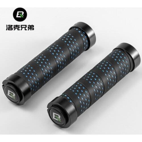 ROCKBROS Dual Lock-on Bike Grips Bicycle BMX Non-Slip Non-Stick Hand Comfortable Grip Bicycle Accessories Parts