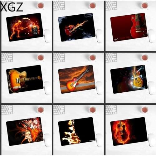 XGZ Promotional 22x18cm Music Lovers Amateur Electric Guitar Picture Mousepad PC Notebook Tabllt Game Player Mouse Pad for Cs Go