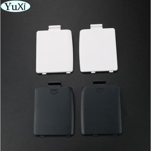 YuXi 1set Battery Door Case Cover Lids for Sega Gamegear Console GG L R Left Right White/Black