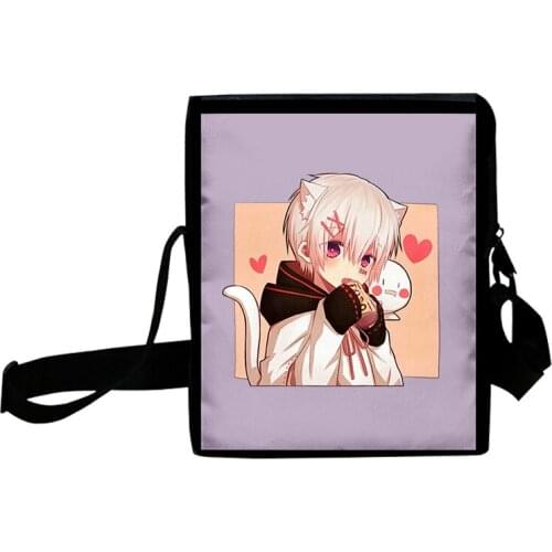 Mafumafu Funny Casual Mini Crossbody Bag Mens Shoulder Bag Men Diagonal Small Backpack Light Messenger Phone Bag