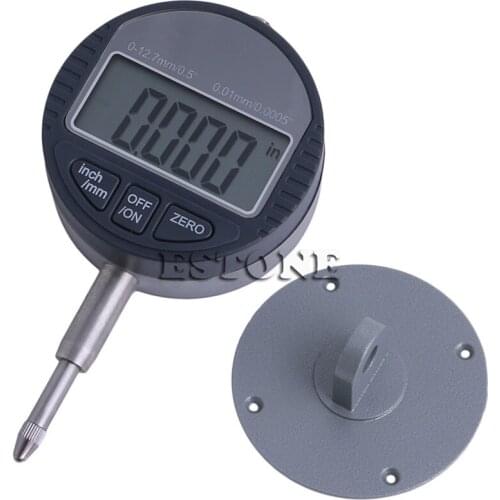 0.01mm/0.0005 Range 0-12.7mm/0.5'' Gauge Digital Dial indicator Precision Tool Dropship
