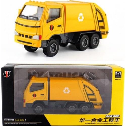 1:60 Die-Cast Collectible Engineering Vehicles Alloy Toys for Children Transport Trucks tractor shovel Garbage Car Birthday Gift