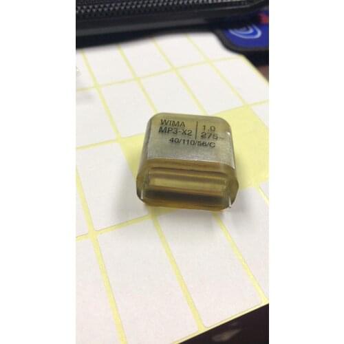 100% New and original WIMA MP3-X2 1uf/105/275VAC Transparent amperometric capacitance