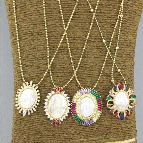 25inch 5str/lot New design micro pave CZ pendant necklace,fashion buddha statue cz necklace,CZ charm jewelry necklace