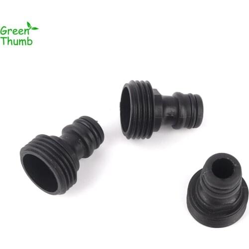 6pcs 3/4Inch Plastic Nipple Connector Male Thread Garden Water Connectors High Quality Water Pipe Fittings