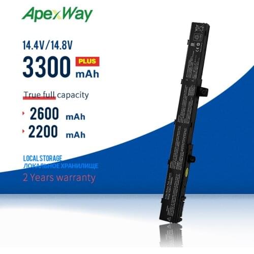 14.8V ApexWay Laptop Battery A41N1308 A31N1319 0B110-00250100 X551M For Asus X451 X551 X451C X451CA X551C X551CA Series