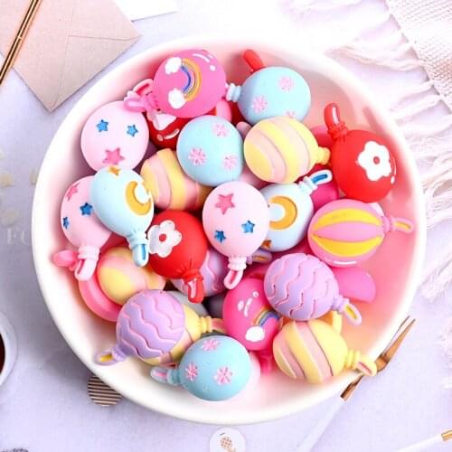 10-50Pcs Resin Balloon Crafts Accessories DIY Earrings Necklaces Decorative Material Patch Woman Handmade Craft Supplies Resin