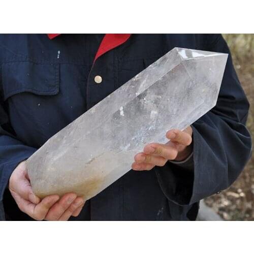 Ddh001280 Large nature clear crystal quartz point reiki healing