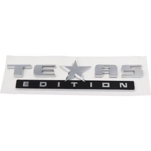 TEXAS EDITION Emblem 3D Universal Decal For Chevy Silverado GMC Sierra Truck W91F