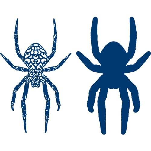 Halloween Lace Spider 2021 Arrival New Metal Cutting Dies Diary Scrapbooking Embossin Craft Engraving Greeting Card DIY Handmade