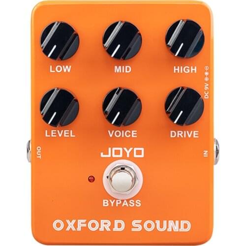 JOYO JF-22 Clean Distortion Pedal Classic British Rock of the 70' s Guitar Pedal True Bypass OXFORD SOUND Distortion Effect