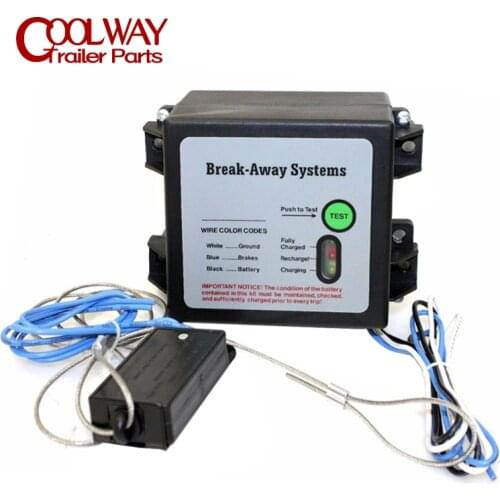Electric Break Away System Kit 12V Separation Runaway Carvan Trailer Camper Not Including The Battery