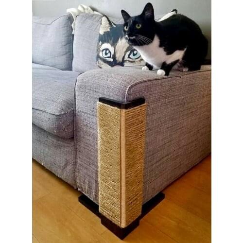 Cat Kitten Scratch Board Pad Home Toy Sofa Furniture Corner Protector Cat Claw Care Product Cats Scratcher Paw Pad with Nail Dog