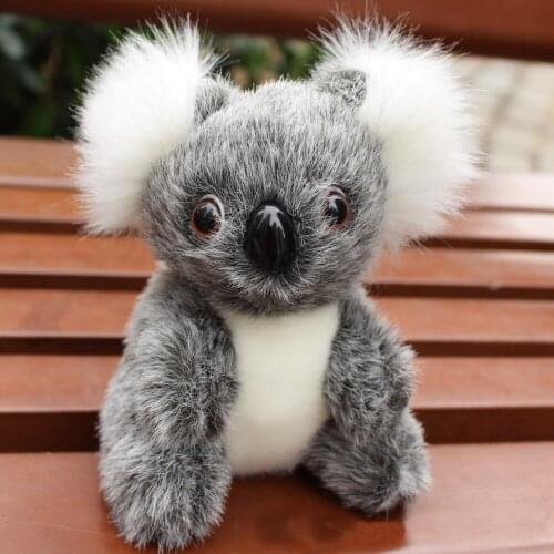 Cute Stuffed Koala Plush Toy Simulation Kawaii Zoo Animals Cotton For Kids Gift Koala Toy Plush Toy Children Doll Pendants 13cm