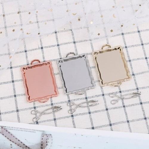 1:12 mini tray bread clip model toys doll accessories 2Pcs/lot Dollhouse miniature accessories