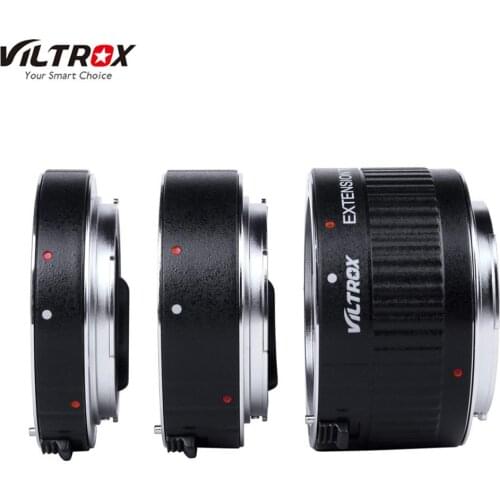 VILTROX DG-C 3Pcs Auto Focus Macro Extension Tube Set for Canon EOS EF EF-S Lens Adapter camera