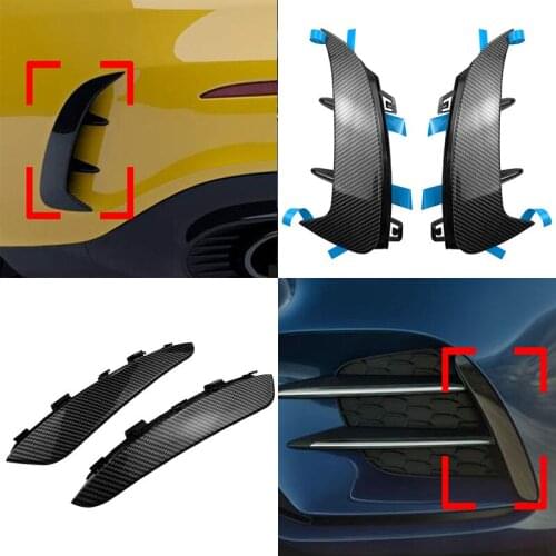 Car Front Rear Bumper Trim Cover Fender Spoiler Sticker For Mercedes Benz A Class W177 AMG Hatchback A180 A200 A220 A250 A35