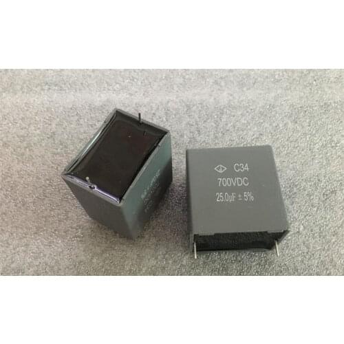 Original new 100% C34 25UF700VDC high frequency turn-off electrodeless capacitor thin film capacitor platinum machine (Inductor)