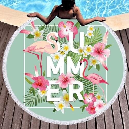 Boho Plant Towel Beach Summer Microfiber 150 Towel Yoga Animal Tropical Printed Strandlaken for Living Room Home Decorative Bed