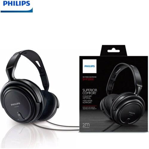 Philips SHP2000 Professional Wired Headphones Music Earphone For xiaomi SamSung S9 S10 MP3 Support official verification