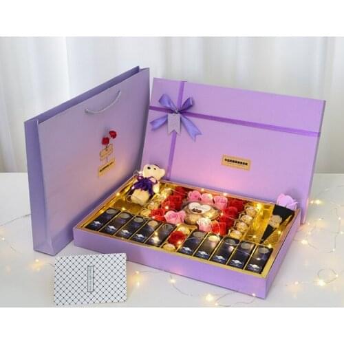 Luxury Wedding Sweet Candy Packing Gift Box for Chocolate Packaging,Custom Printing Packaging Chocolate Box ---PX2056
