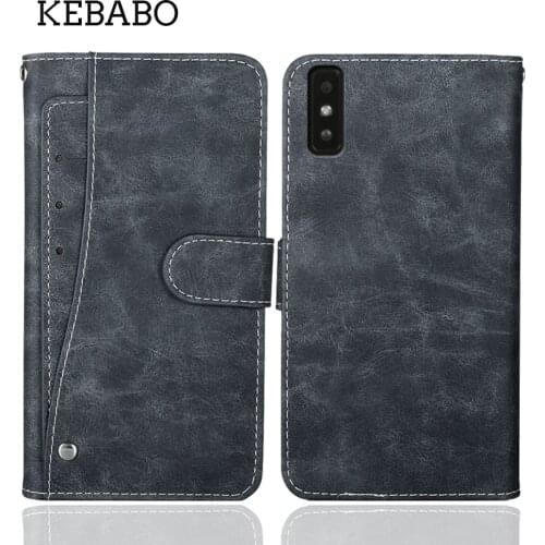 Luxury Wallet DEXP A355 Case 5.45" Vintage Flip Leather Business Protective Cover For DEXP A355 Case Phone Holder
