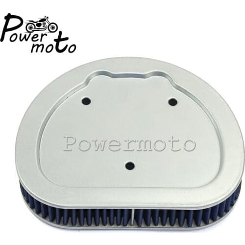 For Harley Road King Electra Street Glide FLHX FLHT Motorcycle Blue High Flow Replacement Air Filter 2008-12 Air Cleaner Element
