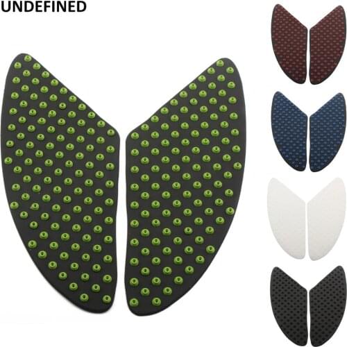 For Kawasaki Ninja ZX ZX6 R 9R 250R Universal Motorcycle Tank Traction Pad Decal Rubber Side Knee Grip Protector Stickers Moto