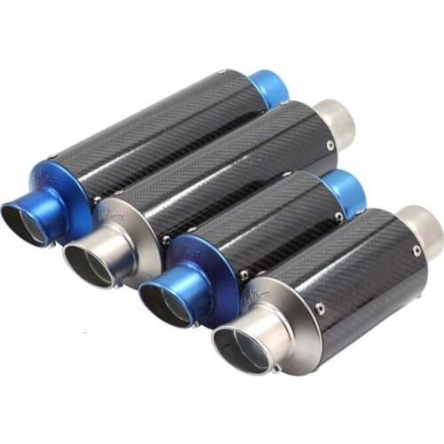 Universal Carbon Fiber Motorcycle Racing Exhaust LEOVINCE Exhaust Muffler Pipe Moto Escape Fit for Most Motorcycle ER6R R1 Z1000