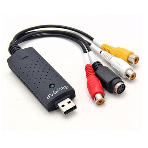 USB 2.0 Video Easycap TV DVD VHS Capture Card Audio AV Adapter for Computer