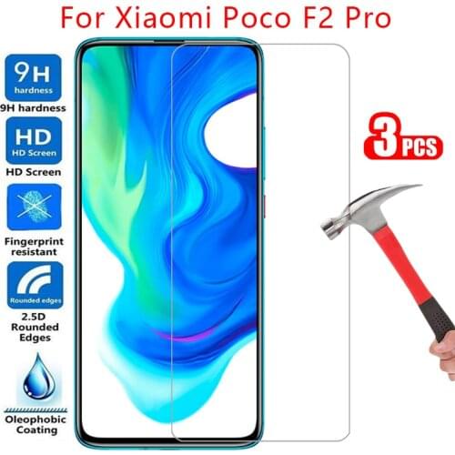 Protective tempered glass for xiaomi poco f2 pro screen protector on ksiomi pocof2pro f 2 2f f2pro film xiomi xiami xaomi xiaomy