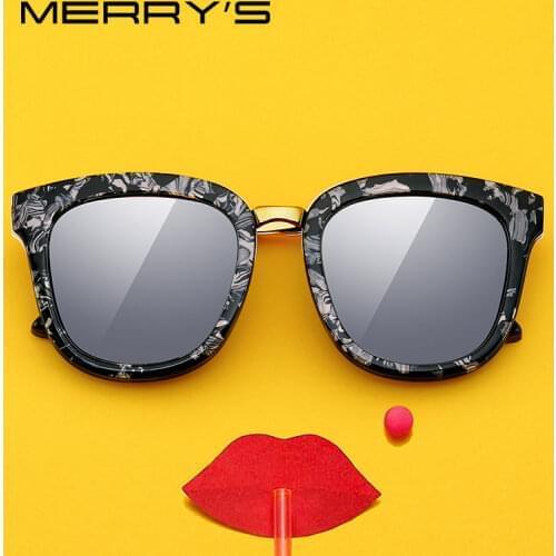 MERRYS Women Fashion Polarized Sunglasses Ladies Luxury Brand Trending Square Sun glasses UV400 Protection S6082N
