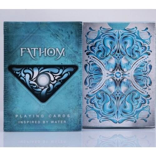 1 Deck Fathom Premium Ellusionist Deck Magic Tricks Bicycle Playing Cards Close Up Stage Magic Tricks New USPCC Magic Card Props