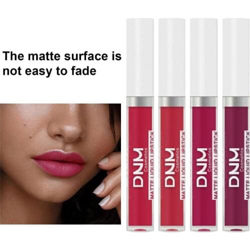 10Pcs/Box 2.5ml Lip Lacquer Lightweight Waterproof Sexy Matte Liquid Lipstick Set Birthday Gift