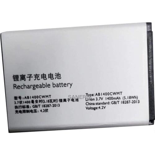 E160 Battery For PHILIPS E160 E180 E350 AB1400CWMT Rechargeable Li-ion Polymer Battery 1400mAh For PHILIPS E160 E180 E350