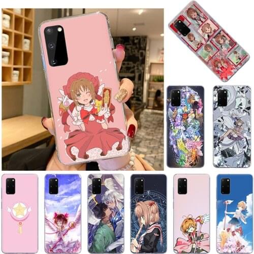 Cardcaptor Sakura Anime Clear Soft TPU Phone Case For Samsung S21 FE S20 Ultra Note 20 10 Pro 9 8 S10 Lite S10E S9 Plus Cover