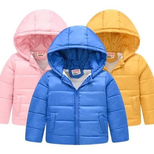 Baby Girls Jacket 2020 Autumn Winter Kids Jacket for Boys Outerwear Children Clothes Baby Clothes girls cotton padding Clothing