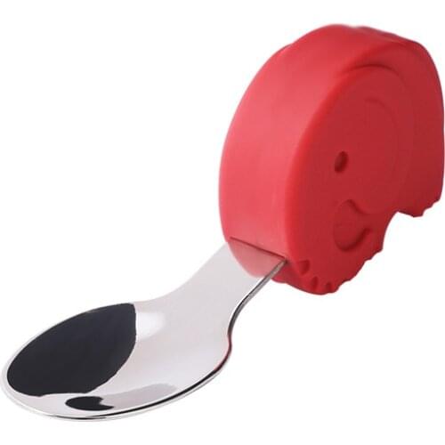 Children Utensil Stainless Steel Toddler Dinnerware Cutlery Cartoon Infant Food Feeding Spoon Fork bib ableware Set