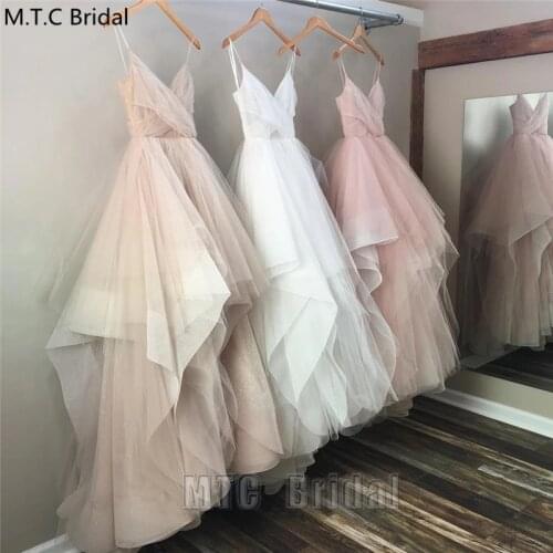 Long White Sexy Tulle Evening Dress Spaghetti Straps Sweetheart Plus Size Girl Graduation Prom Gowns Robe De Soiree Formal Dress