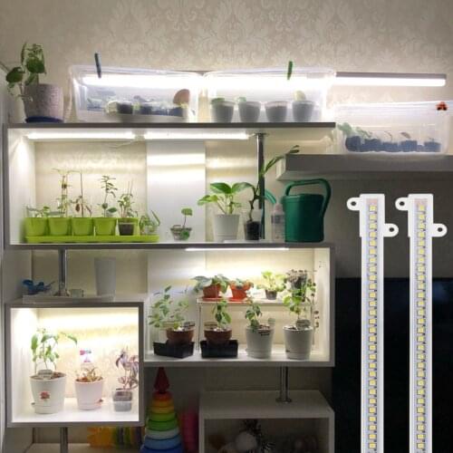 Phytolamp For Plants Timer 3200K Grow Light Strips Phyto Lamp LED Bars For Indoor Flowers Seedlings Power Adapter Hydroponic Kit